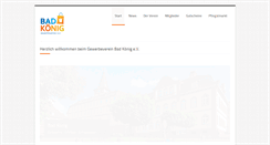 Desktop Screenshot of gewerbeverein-bad-koenig.de